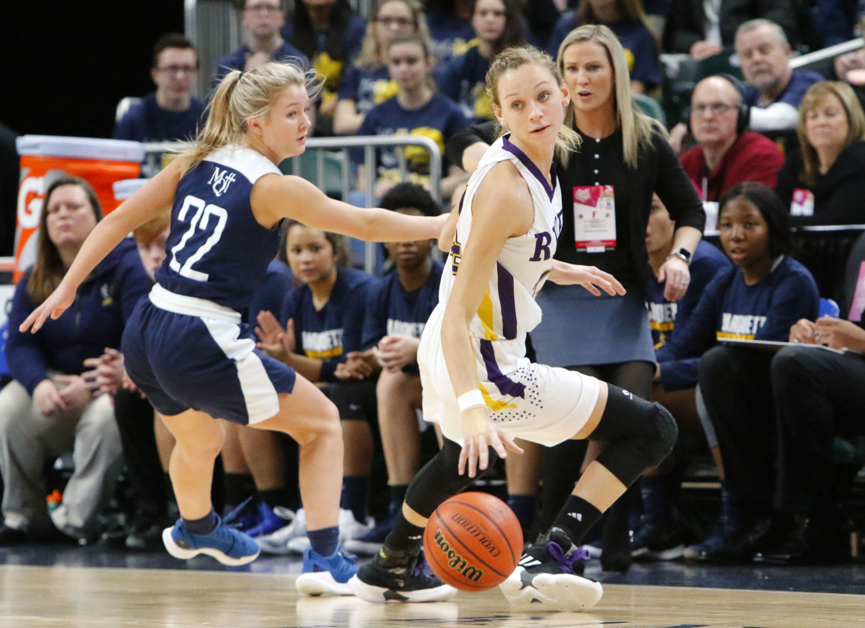Marquette Catholic vs. Vincennes Rivet in Class A championship